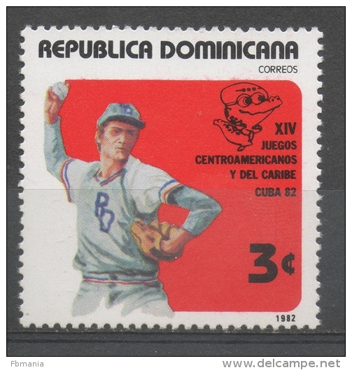 Repubblica Dominicana Dominican Republic 1982 -  Baseball MNH ** - República Dominicana