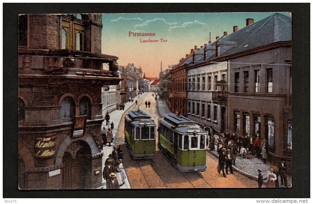 PIRMASENS - Landauer Tor  /  Non Voyagée - Ungebraucht / Non écrite - Ungeschrieben / Tramway Strassebahn / Vers 1915 - Pirmasens