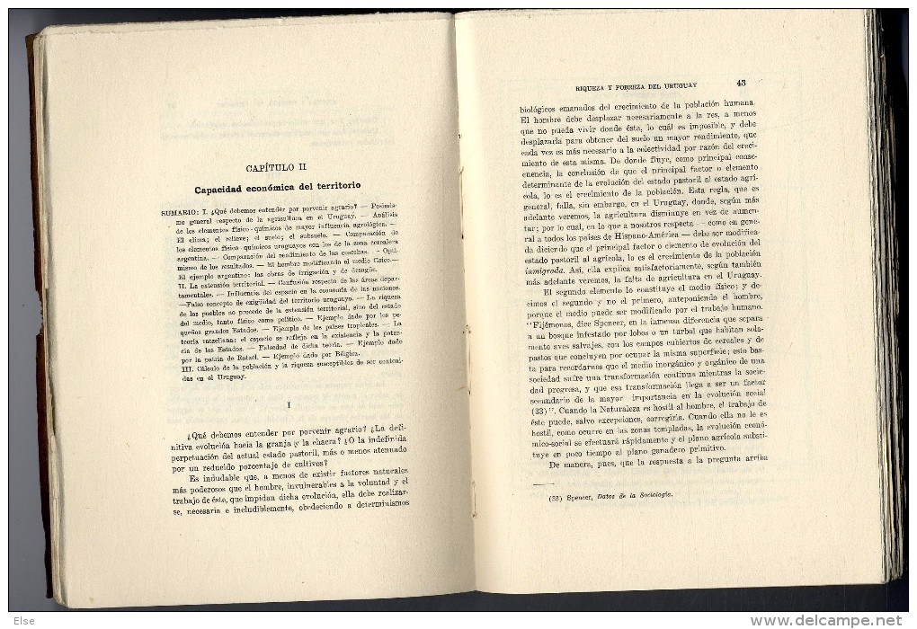 RIQUEZA Y POBREZA DEL URUGUAY   JULIO MARTNEZ LAMAS 1930   -  439 PAGES - History & Arts