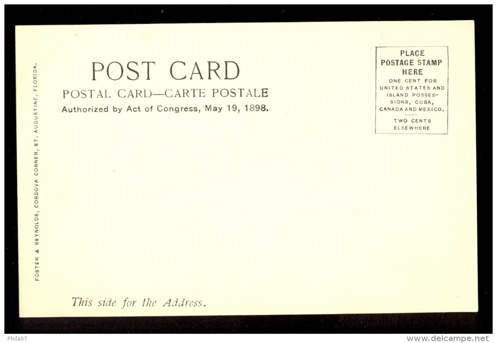 508. Charlotte Street, St. Augustine, Fla. / Postcard Not Circulated - St Augustine