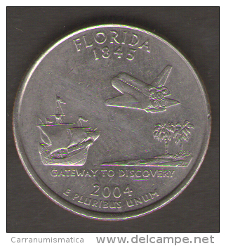 STATI UNITI QUARTER DOLLAR 2004 FLORIDA - 1999-2009: State Quarters