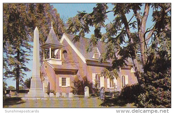 Christ Church Was Rebuilt In 1734 On The Site Designated Dover Delaware - Dover