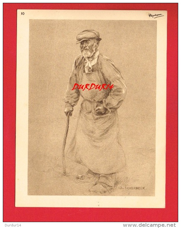 Publicité + Personnage De Régions Diverses ... Dessinateur ... Illustrateur J. SCHERBECK ... Homme ...(n°10) - Reclame