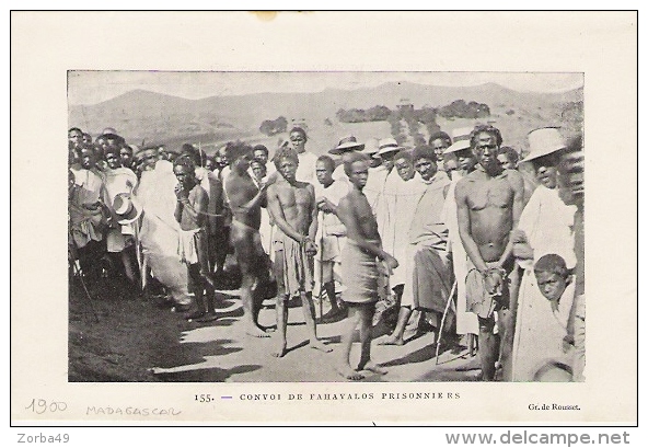 MADAGASCAR Convoi De Fahavalos Prisonniers 1900 - Non Classificati