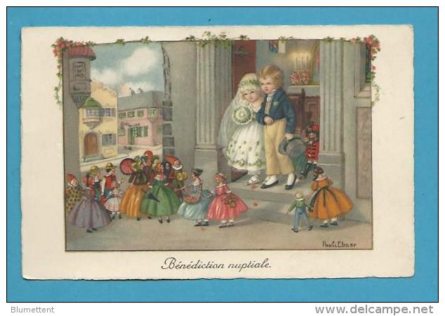 CPA 1019 - Enfants Mariage Bénédiction Nuptiale  Ill. Pauli EBNER - Ebner, Pauli