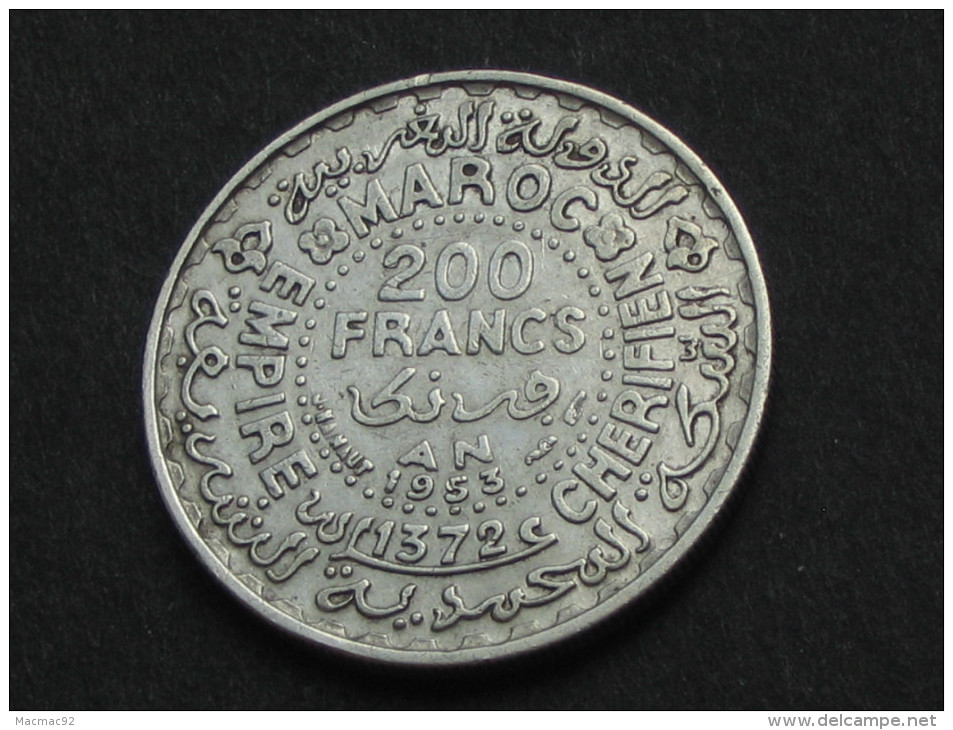 Maroc - 200 Francs 1372-1953 - Empire Chérifien **** EN ACHAT IMMEDIAT **** - Marruecos