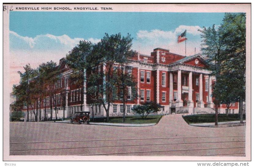 POST CARD KNOXVILLE HIGH SCHOOL - Knoxville