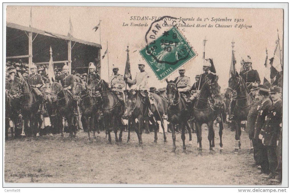 ARDENNES.SEDAN. FLOING.JOURNEE DU 01.09.1910.CHASSEURS D AFRIQUE - Sedan