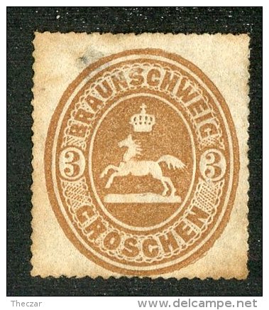 G-12847  Brunswick 1865  Michel #20 (*)   -Offers Welcome! - Braunschweig