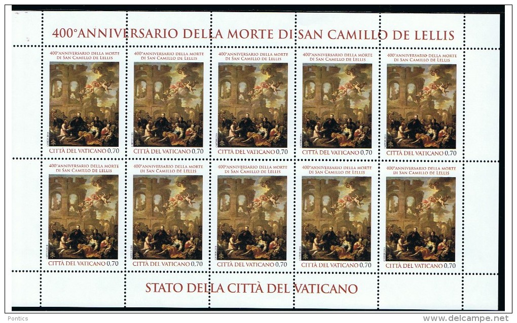 2014 - VATICAN - VATICANO - VATIKAN - D22 - MNH  SET OF 10 STAMPS ** - Unused Stamps