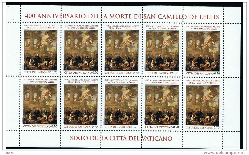 2014 - VATICAN - VATICANO - VATIKAN - D22 - MNH  SET OF 10 STAMPS ** - Nuevos