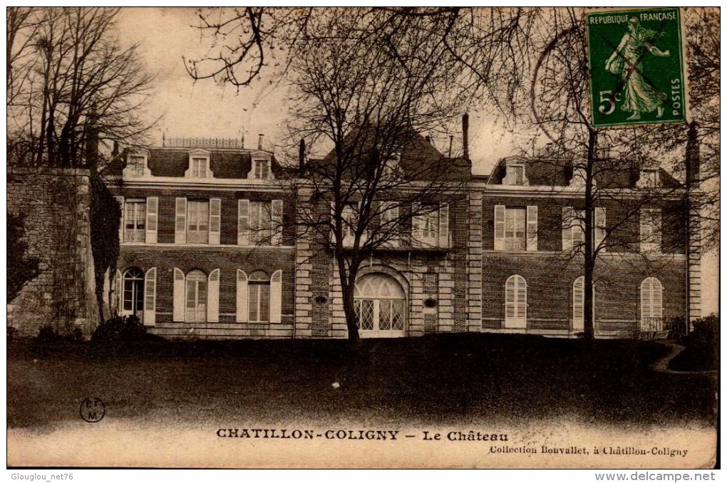45-CHATILLON-COLIGNY...LE CHATEAU....CPA - Chatillon Coligny