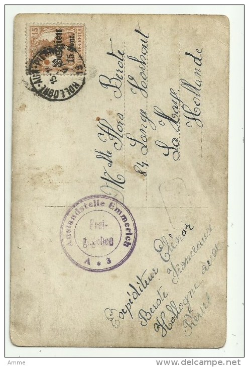 Hollogne-aux-Pierres    *  Carte-photo  (Censuur - Auslandstelle Emmerich Freigegeben) - Grâce-Hollogne