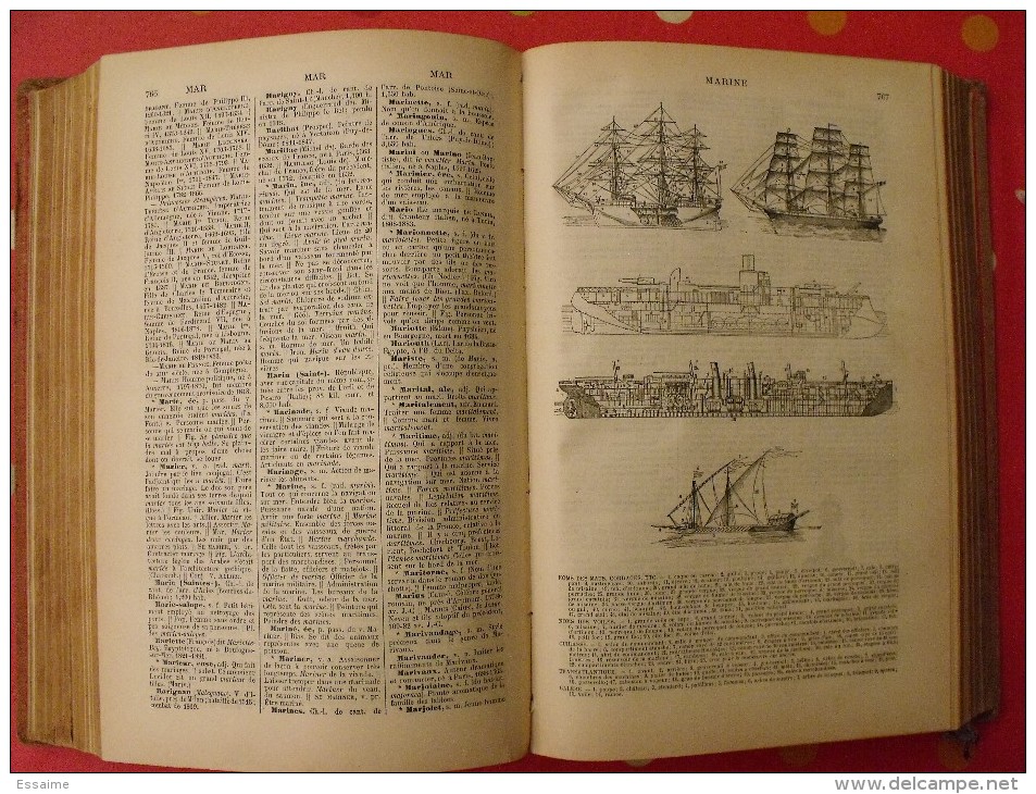 Bescherelle ainé. nouveau dictionnaire de la langue française. Garnier sd (vers 1878)