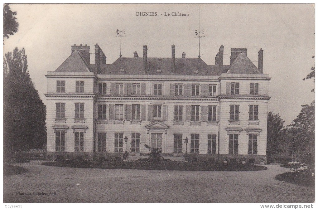 - 62 - Oignies - Le Chateau En 1904 - - Autres & Non Classés