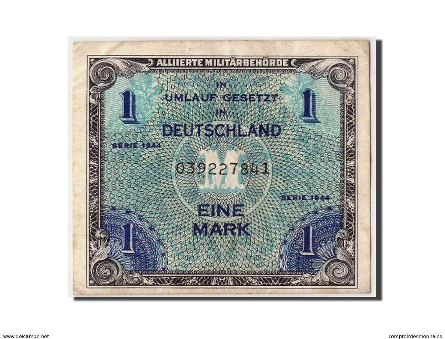 Billet, Allemagne, 1 Mark, 1944, TTB - 1 Mark