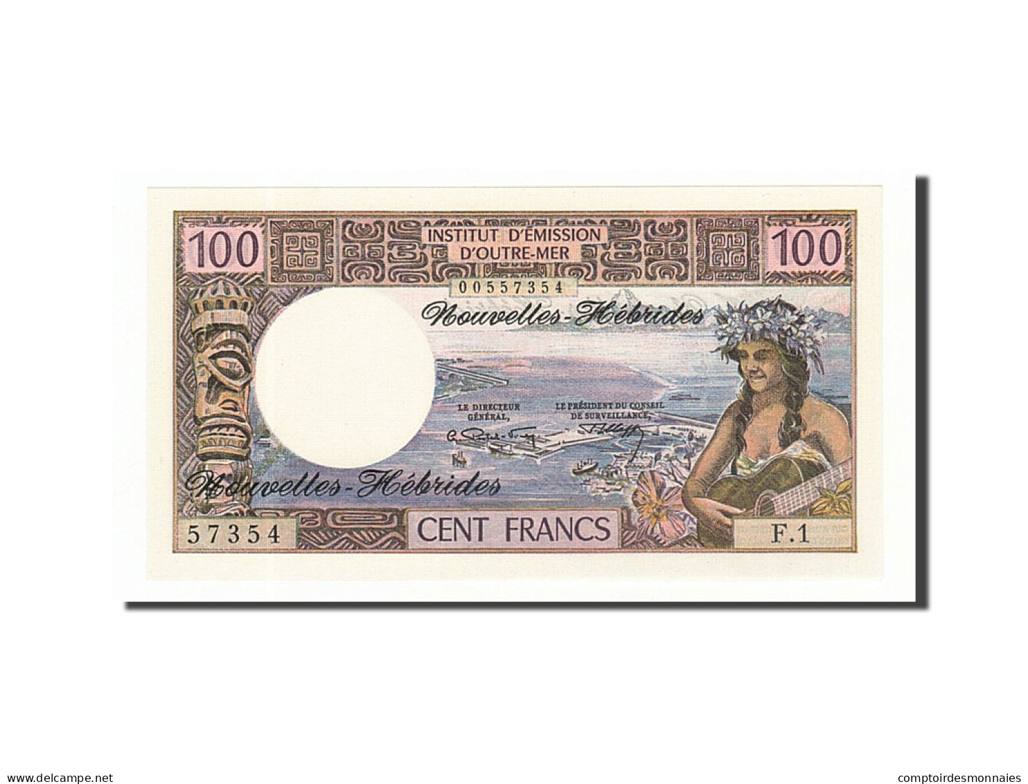 Billet, New Hebrides, 100 Francs, 1970, NEUF - Altri – Oceania