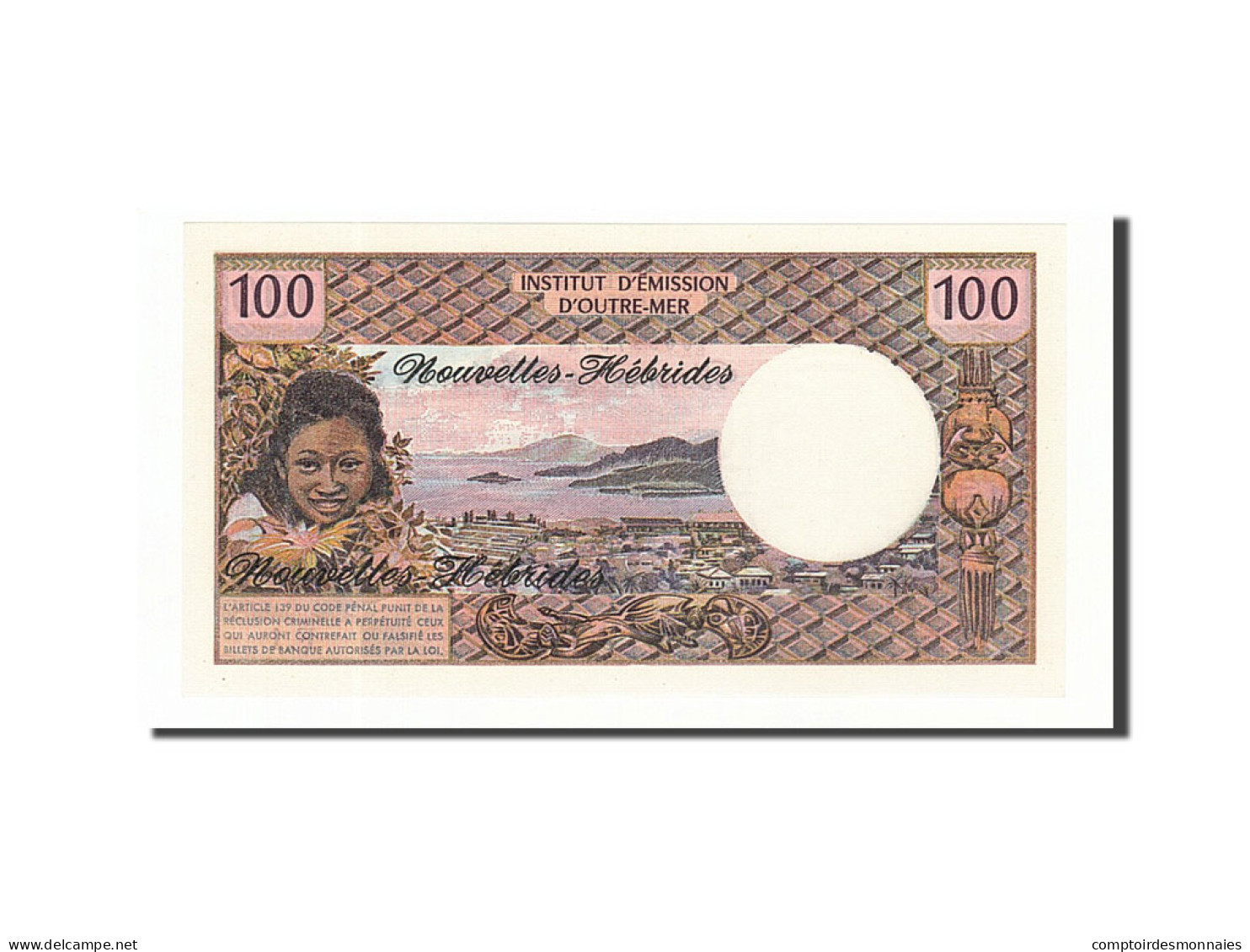 Billet, New Hebrides, 100 Francs, 1970, NEUF - Andere - Oceanië