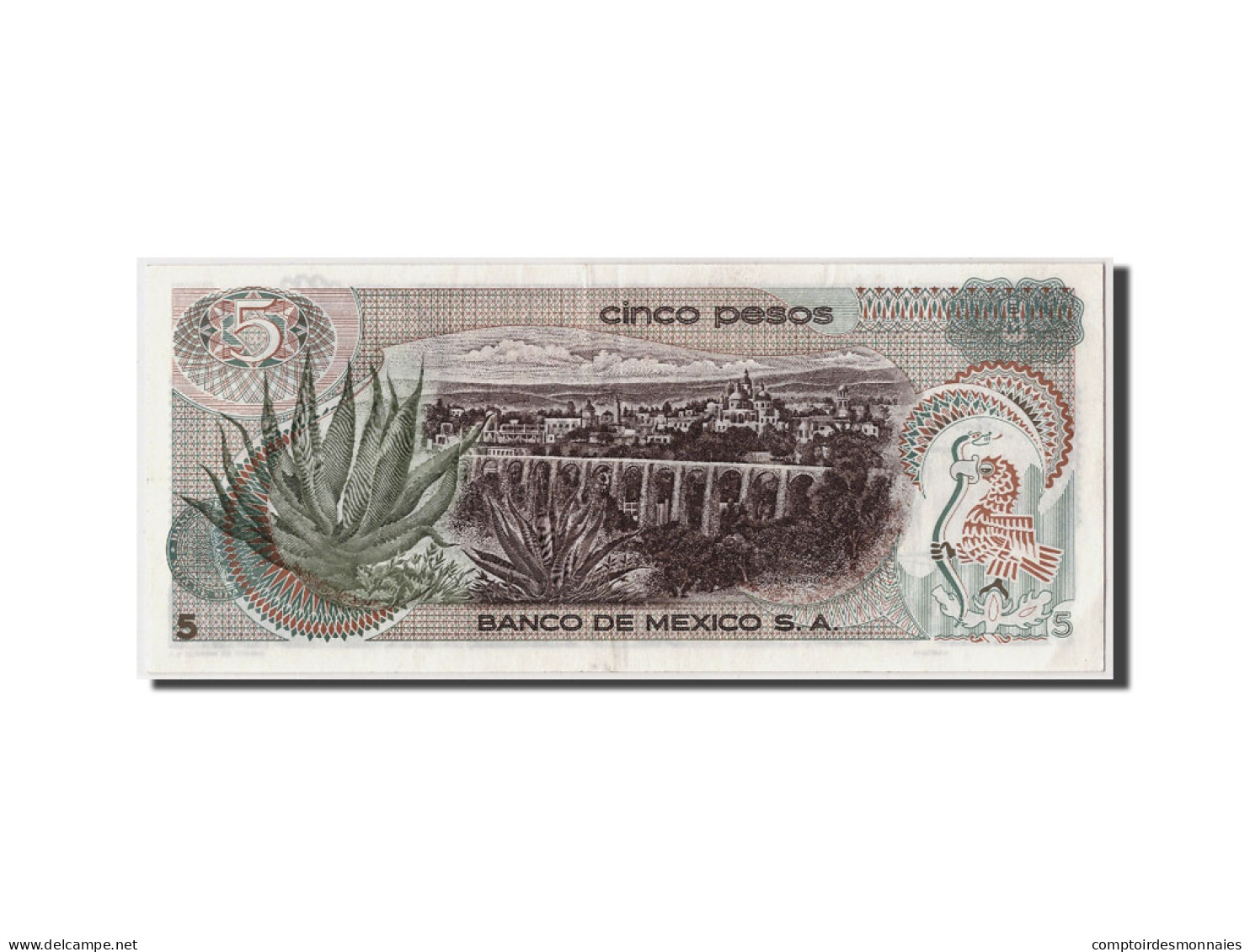 Billet, Mexique, 5 Pesos, 1971, 1971-10-27, SUP+ - Mexique