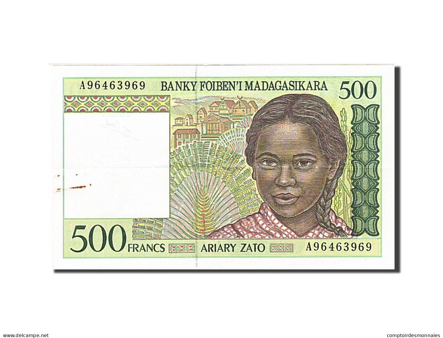 Billet, Madagascar, 500 Francs = 100 Ariary, 1994, TTB - Madagascar