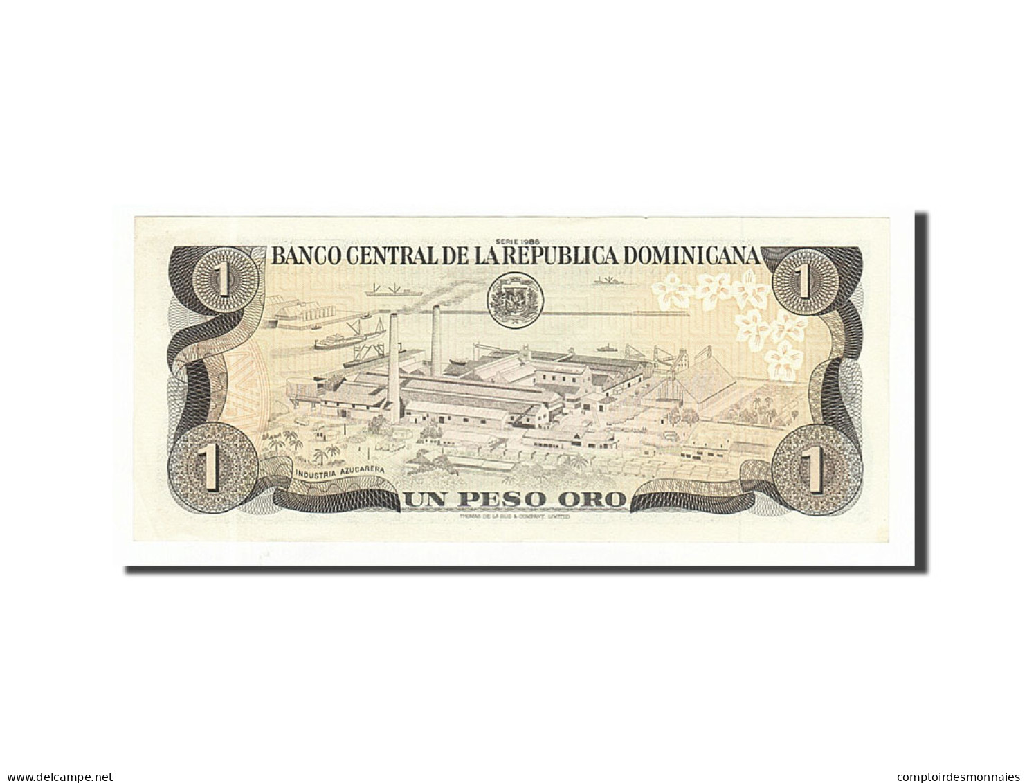 Billet, Dominican Republic, 1 Peso Oro, 1988, SUP - Dominicaine