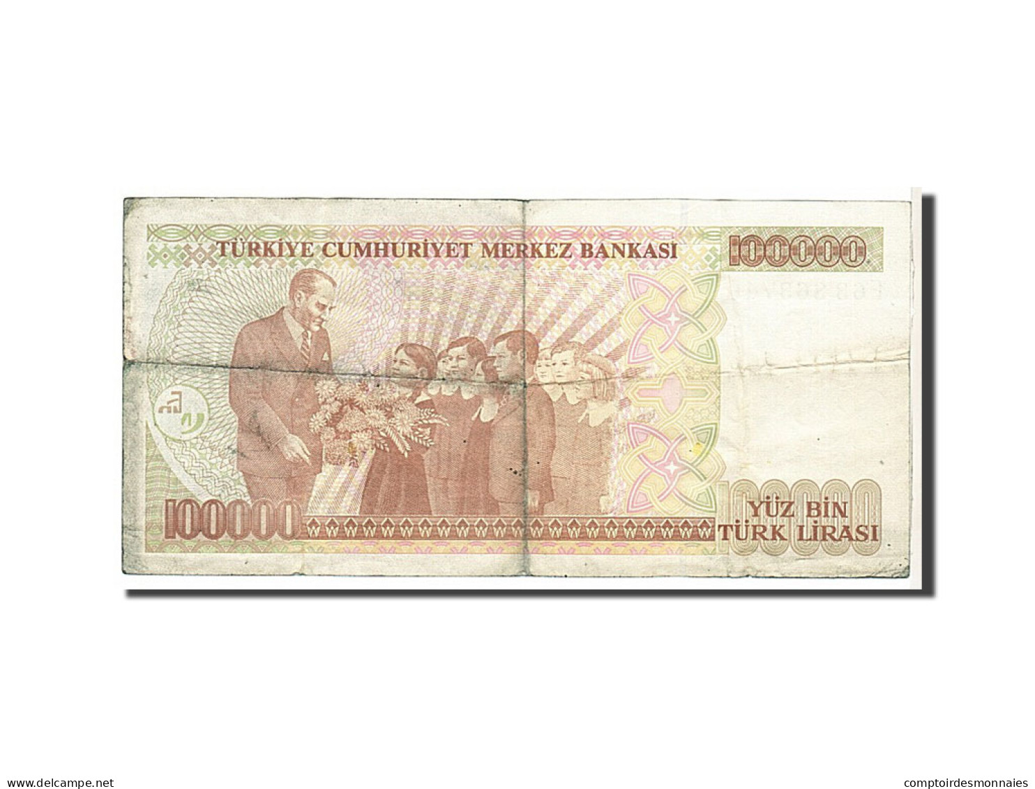 Billet, Turquie, 100,000 Lira, 1997, TB - Turquie