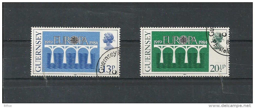 USADOS GUERNSEY AÑO 1984 - SERIE EUROPA - Guernsey