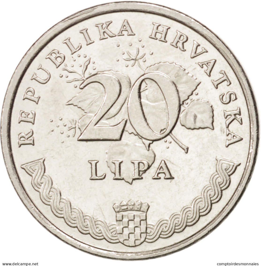 Monnaie, Croatie, 20 Lipa, 2003, SPL, Nickel Plated Steel, KM:7 - Croatia