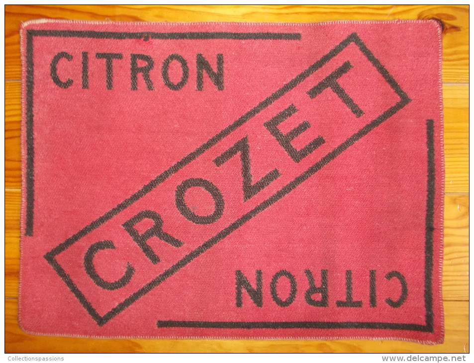 Tapis De Cartes - CITRON CROZET - - Autres & Non Classés