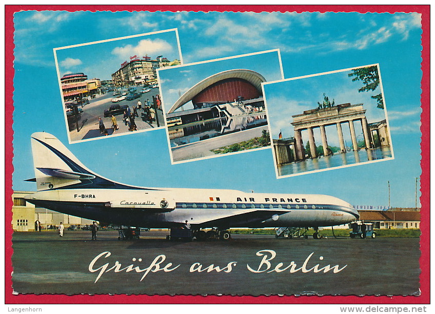 AK ´Flughafen Berlin' ~ 1963 - Autres & Non Classés