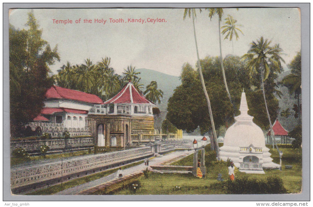 Sri Lanka Ceylon 1933-05-24 Colombo Temple Of The Holly Tooth Foto Piâté - Sri Lanka (Ceylon)