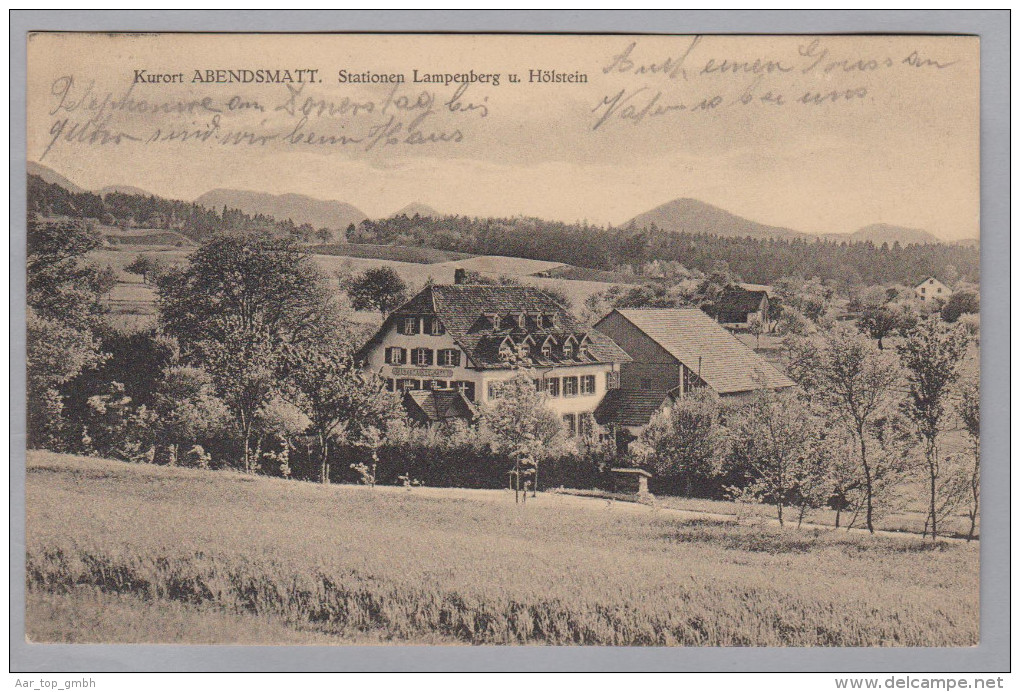 AK BL LAMPENBERG 1913-08-06 Lampenberg Kurort Abendsmatt Foto G. Metz - Andere & Zonder Classificatie