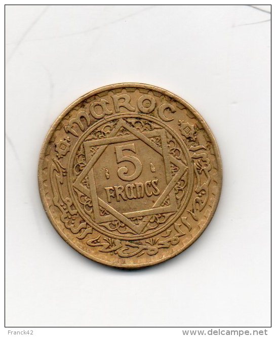 Maroc. 5 Francs. Alu-br - Marokko