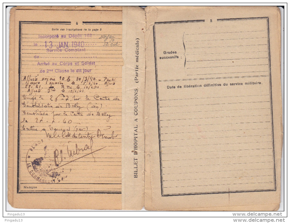 Fixe Archive Marin Marine Nationale Matelot Cuisinier Livret Individuel Classe 1931 Livret De Solde Carte Du Combattant - Dokumente