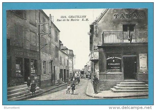 CPA 5511 Commerce Rue De La Mairie CHATILLON 92 - Châtillon