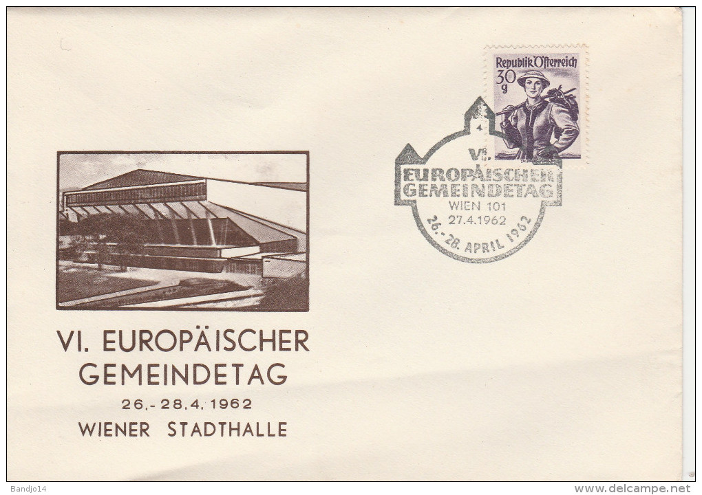 1962 - Europäischer Gemeindetag - - FDC