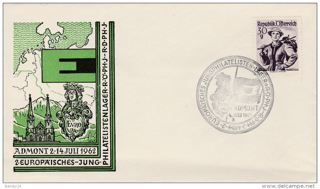 1962 - Europäisches Jung Philatellistenlager - - FDC