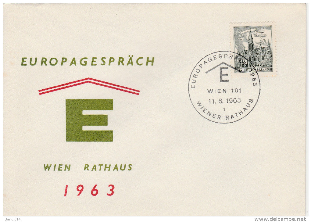 1963 - Europagespräch- - FDC