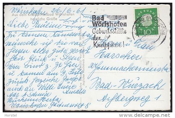 D-86825 Bad Wörishofen - Kneipp-Heilbad - Alte Ansichten - Nice Stamp - Bad Woerishofen