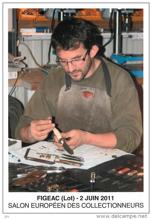 FIGEAC . M. FABRICE CHASSINT . COUTELIER D'ART . - Figeac