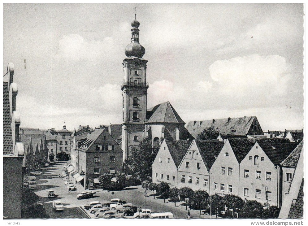 Allemagne. Weiden. St Michaelskirche Mit Marktplatz - Weiden I. D. Oberpfalz