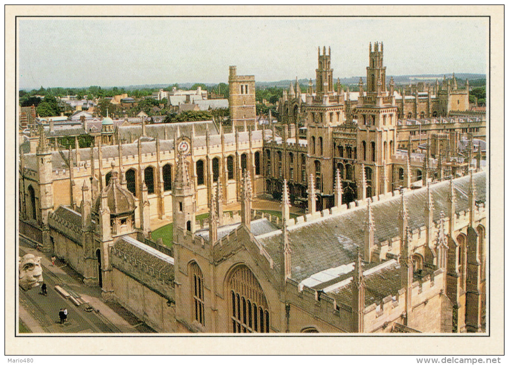OXFORD:   UN  COLLEGE        (NUOVA CON DESCRIZIONE DEL SITO SUL RETRO) - Oxford