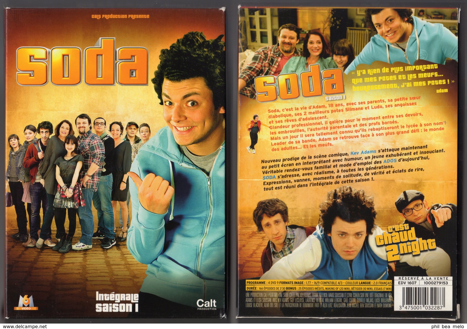 DVD - SODA SAISON 1 INTEGRALE - COFFRET 4 DVD - VOIR DESCRIPTION ET PHOTOS - Collezioni & Lotti