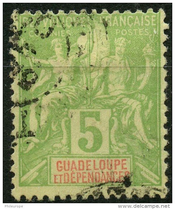 Guadeloupe (1900) N 40 (o) - Oblitérés