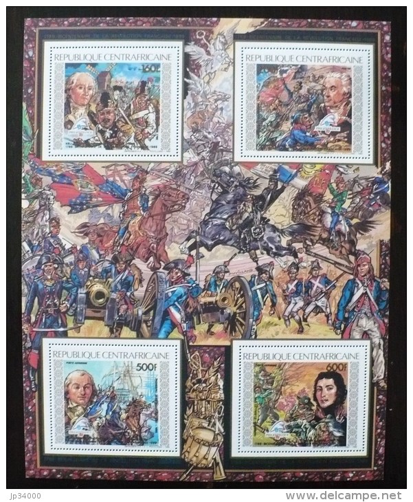 CENTRAFRIQUE Révolution Française, Philexfrance 89. Yvert BF 99** MNH - French Revolution