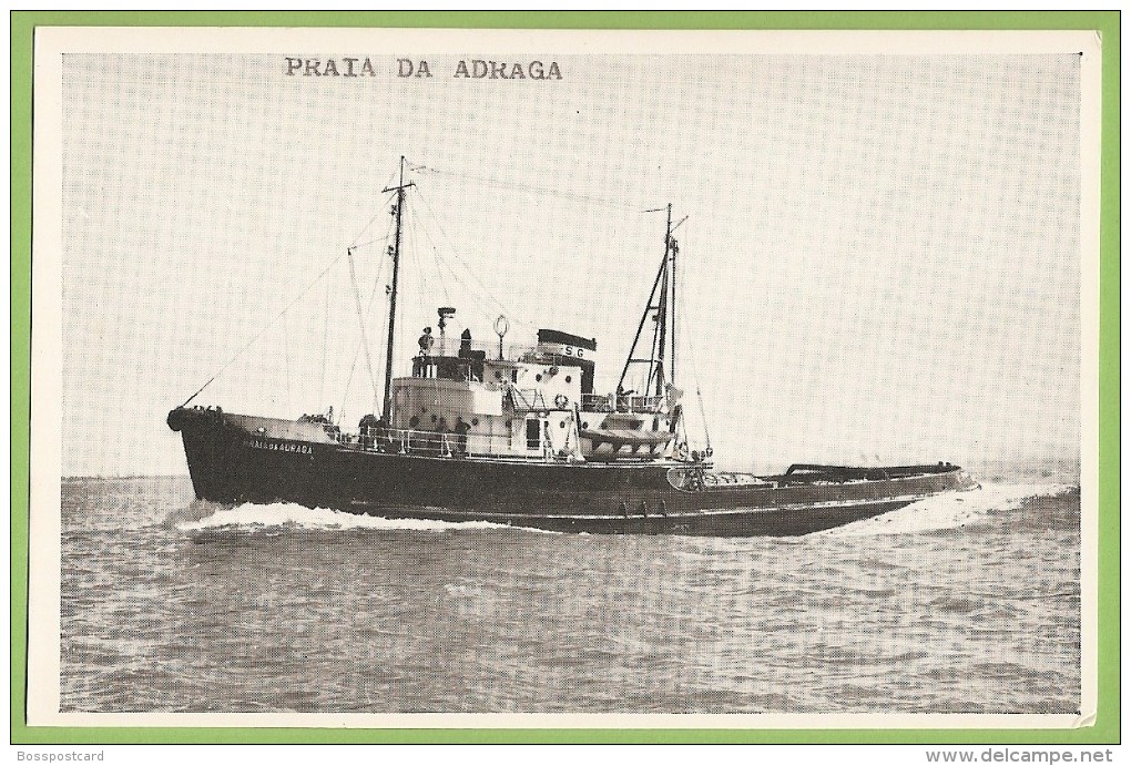 Portugal - Rebocador Praia Da Adraga. Barco. Navio. Steamer. Ship. Tug Boat. Navire. Nave. - Rimorchiatori