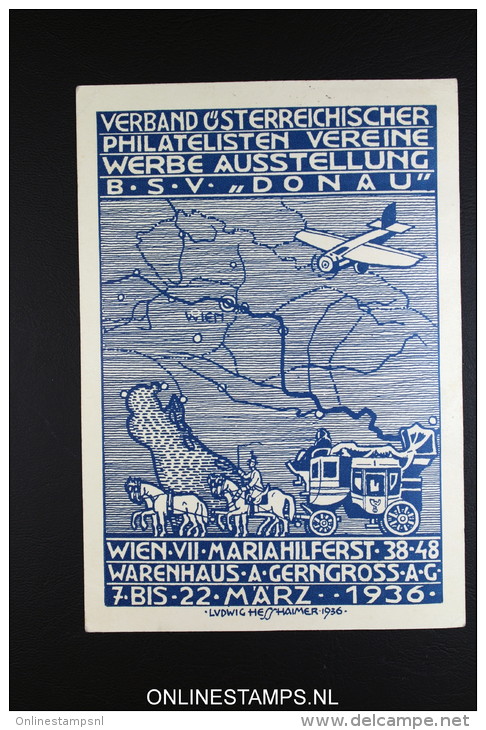 Österreich 1936 FlugpostBriefmarken Ausstellung Bei Gerngross Mixed Stamps, To Zaandam Holland - Briefe U. Dokumente