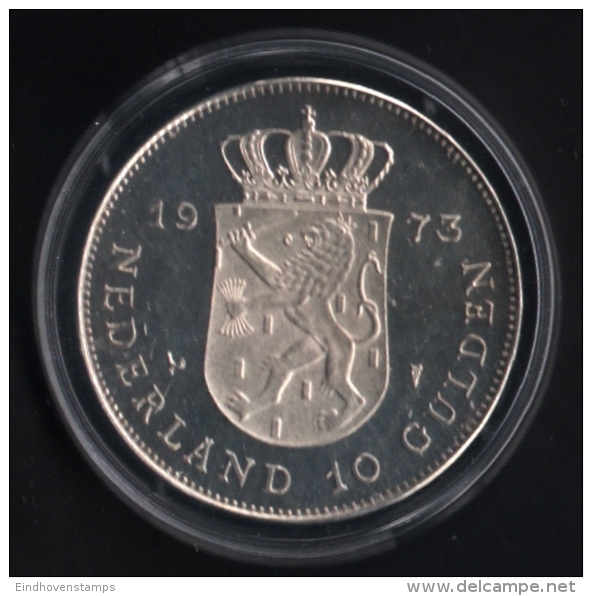 Nederland Herrijst - 1945-1970,  Silver 720/1000, 25 G, Prooflike Edition, Commemoratng End Of WW II - 1948-1980: Juliana