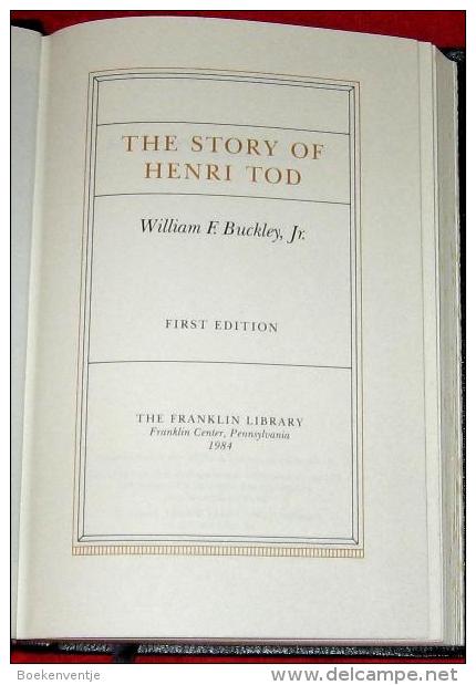 William F. Bucley Jr. - The Story of Henri Tod