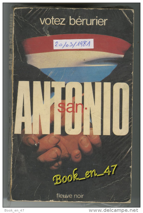 {74733} San-Antonio, Votez Bérurier . 20/03/1981 . " En Baisse " - San Antonio